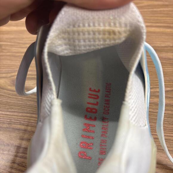 Adidas Ultraboost 20 FV8336 Running Shoes Women's Size 10.5 White Iridescent - Picture 12 of 14